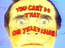 you can't do that on television